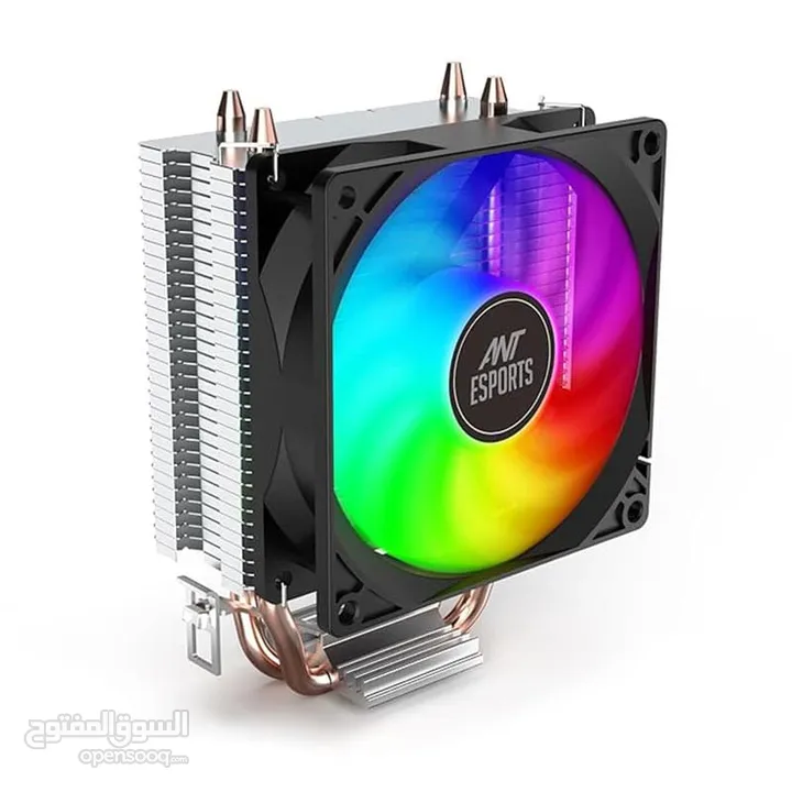 مبرد هوائي احترافي ملون للمعالجات DARKFLASH Z200 PLUS RGB CPU COOLER FOR INTEL LGA1700 - AMD