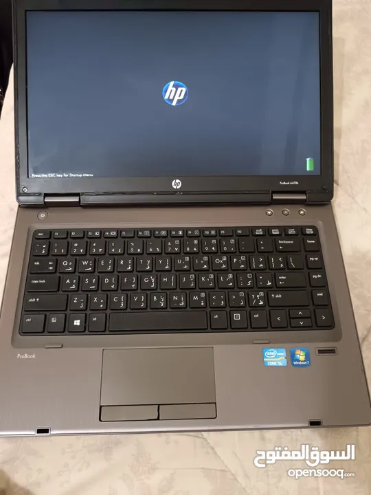 لاب توب للبيع hp رام 4 جيجا هارد 320 جيجا كور i5