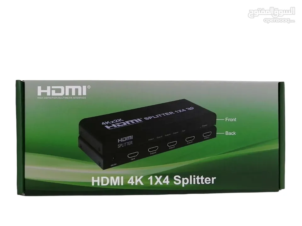 موزع hdmi 4k - رباعي و ثماني