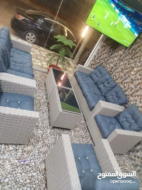 جلسات خارجي طقم راتان طقم حدائق طقم خارجي طقم ترس