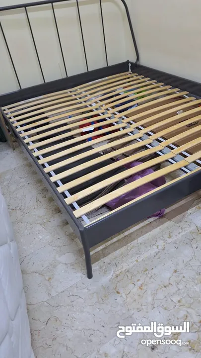 Bed with Mattress for sale in Abu Dhabi