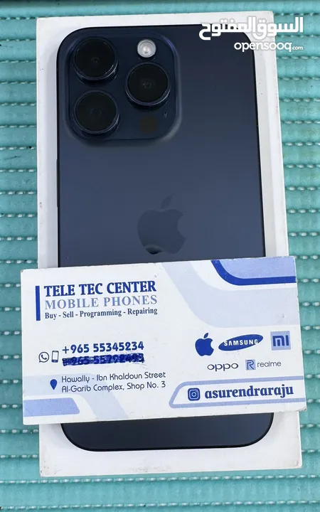 iPhone 15 Pro 5G 256 GB Blue Titanium 1 Day Used Only!