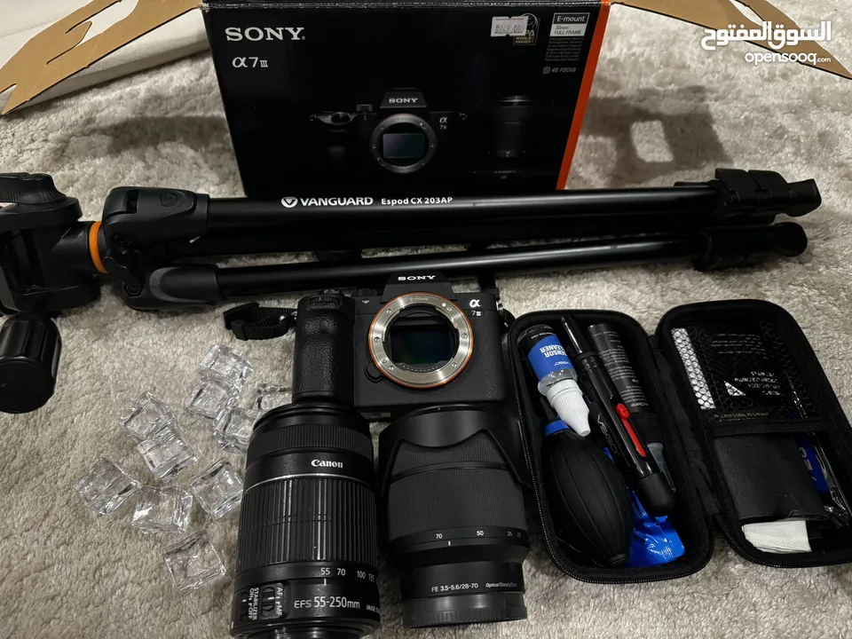 كاميرا سوني a7iii مع عدسات SONY a7iii camera