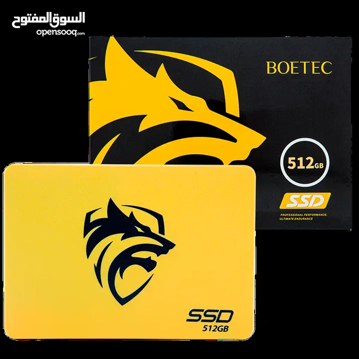 هارد دسك اس اس دي دي داخلي لأجهزة الكومبيوتر و اللابتوب 512GB BOYTEC 20X SPEED GAMING SSD