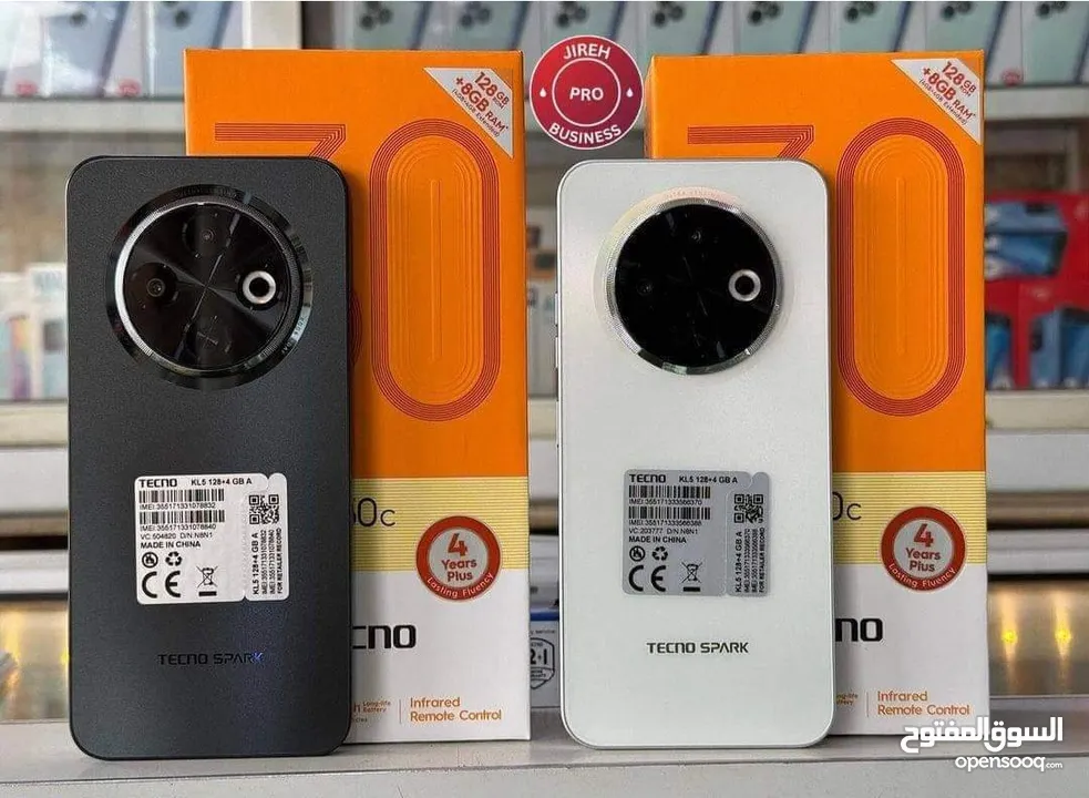 جهاز مستعمل ايام بالكرتونة Spark 30 pro رام 16 جيجا 128 و 256 مكفول بالشركة متوفر توصيل