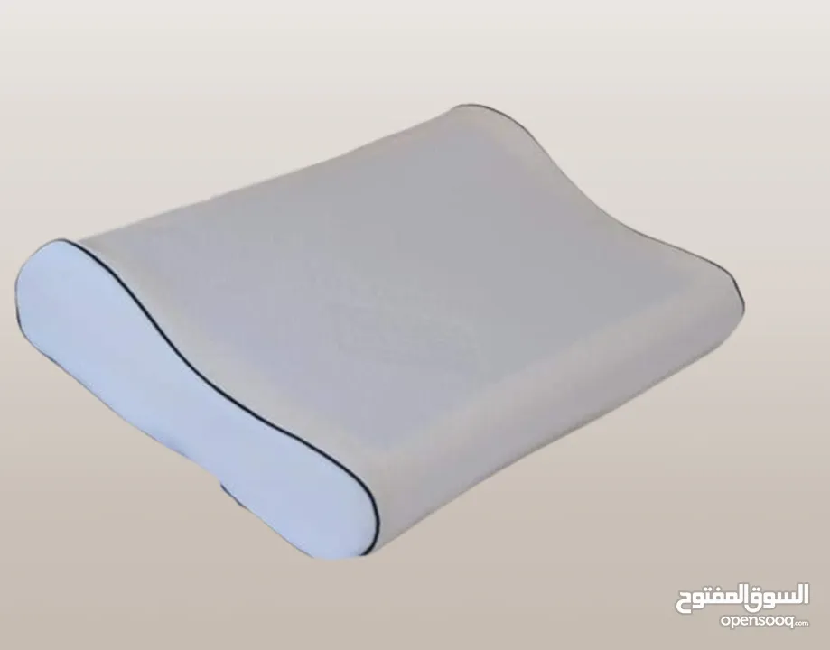 مخدة طبية ( ميموري فوم منحنية بدون جل )