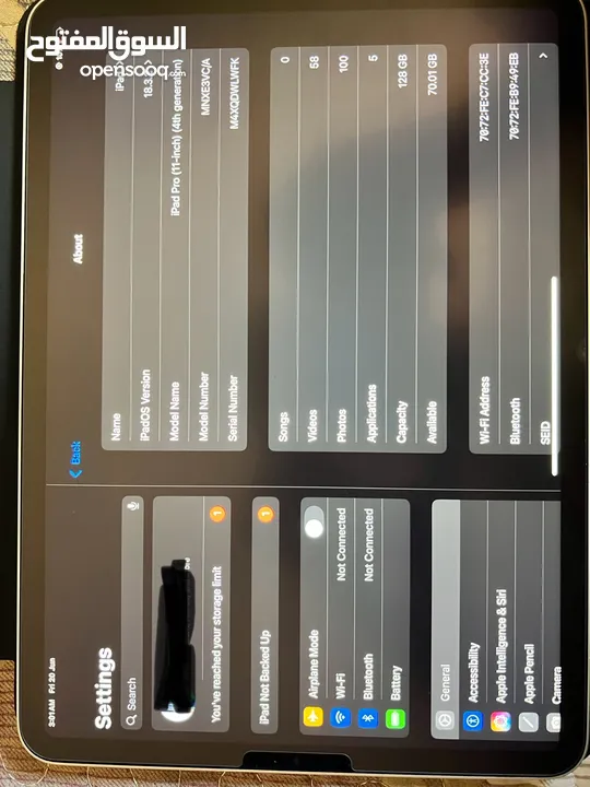 Ipad pro M2 128GB