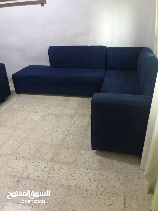 طقم كنب خشب تفصيل 9 مقاعد نظيف بحالة ممتازة