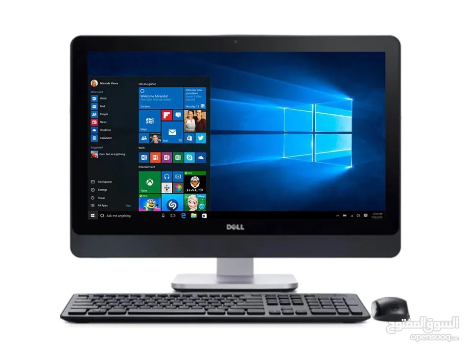 Dell Optiplex 9020 all in one المعالج i5 الجيل الرابع  الرام 8 الهاردسك 512   SSD