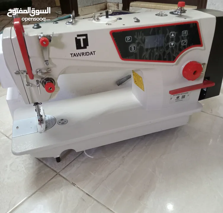 ماكينة خياطة فل اوتوماتيك مع شاشه رقمية مع منظم طاقه