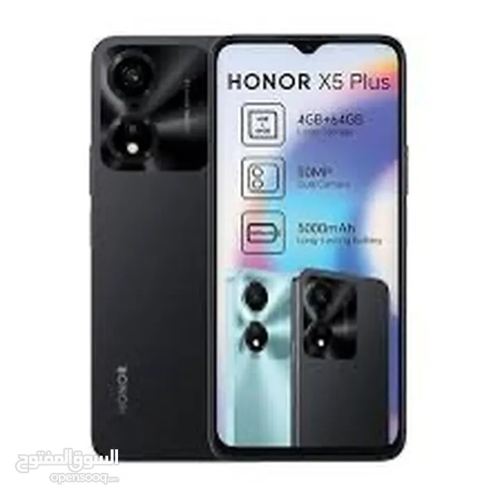Honor X5 plus 64gb+4Ram جديد