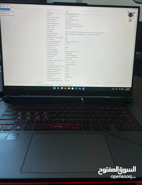 ASUS ROG Strix G16 G614J للبيع