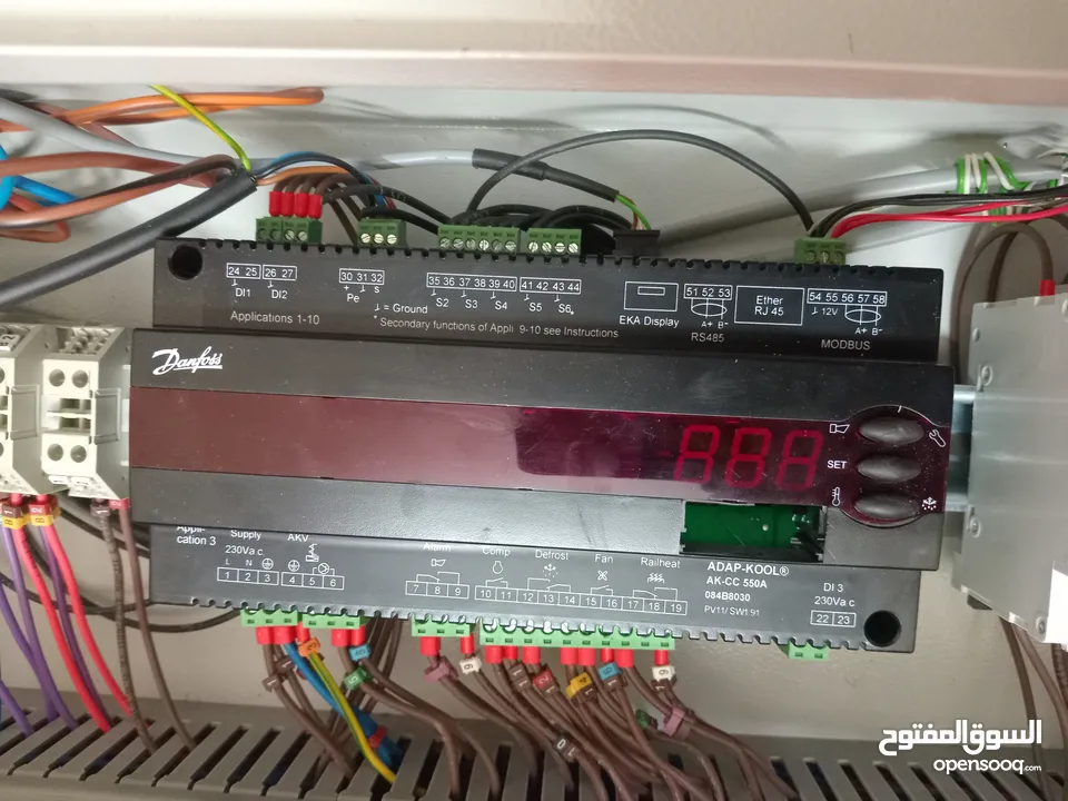 لوح تحكم في غرف التجميد مع كمبيوتر نوع Danfoss