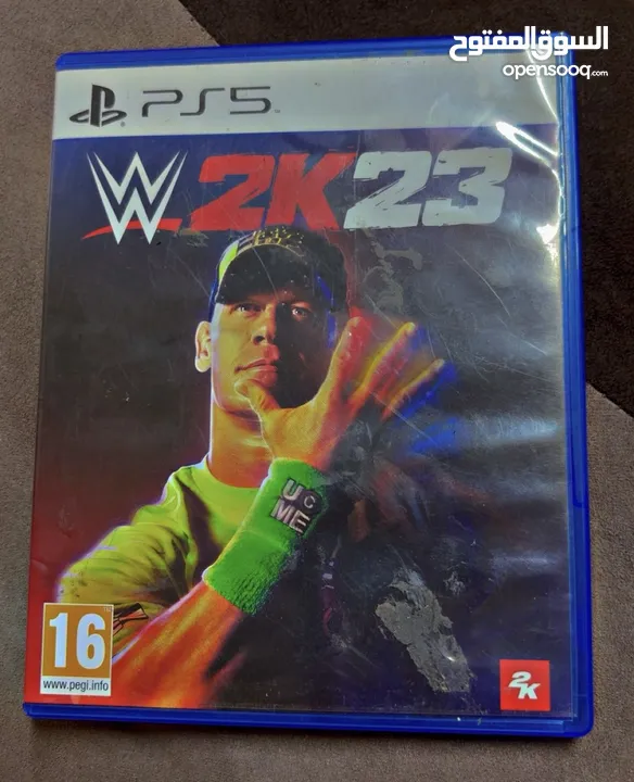 شريط مصارعة 2k23 WWE 2K23 مستعمل استعمال نظيف