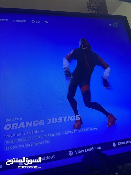 بيع حساب فورت نايت ب 170