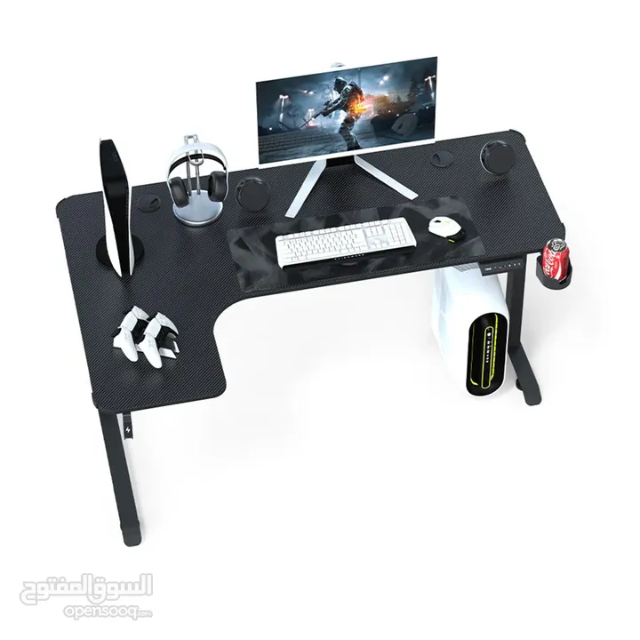 طاولة جيمنغ من براند دراغون وور الشهير مضيئة رجب DragonWar GT-015 RGB GAMING TABLE