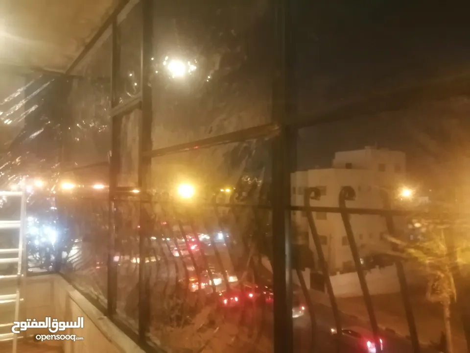 تغليف وتسكير الكافيهات والاماكن المفتوحه  من الهواء باقل الاسعار وتفصيل الاشرعه لاعلى المساحات