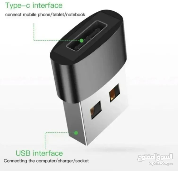 3 pcs USB To Type C OTG Adapter USB USB-C