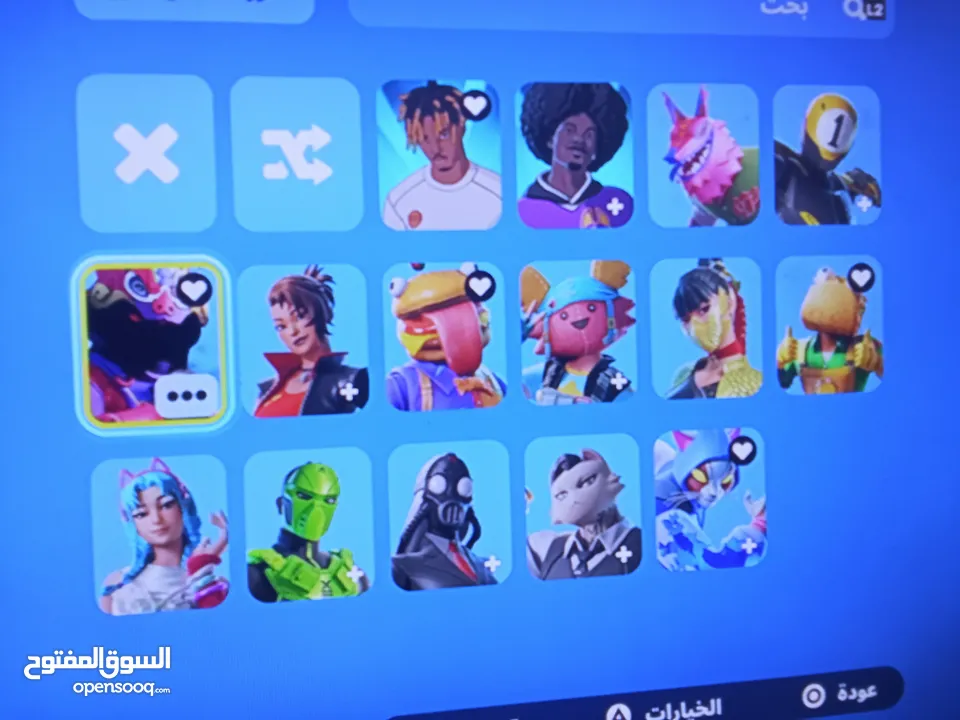 حساب فورتنايت في الباتل بأس الحالي و في باتل بأس روكيت ليق أيضن حزمة الشهرية فورتنايت و باتل بأس OG