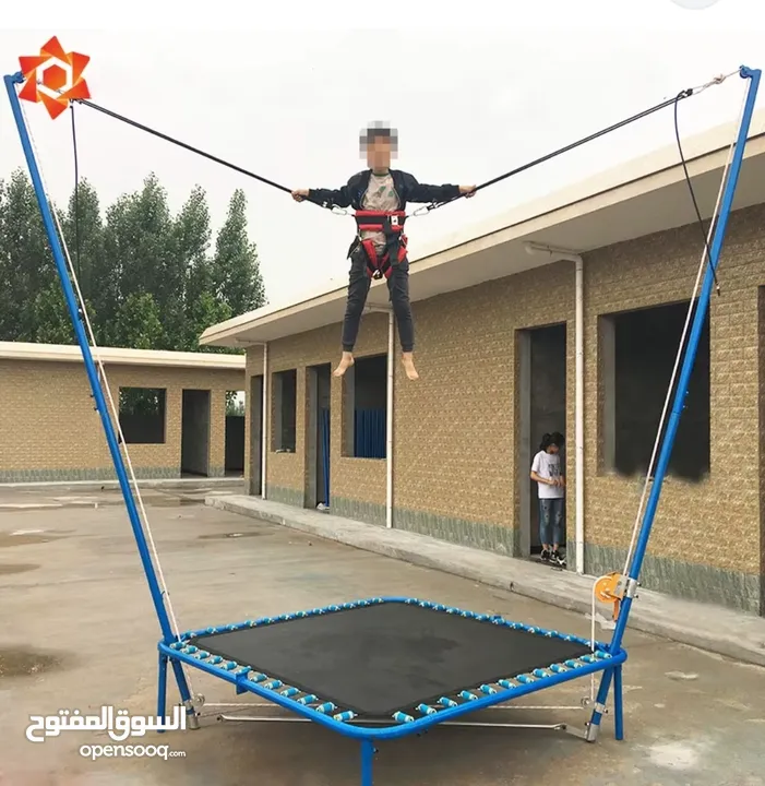 بنجي ترامبولين نطاطة ترامبولين مع حبال متوفر خدمة التوصيل والتركيب لجميع المحافظات