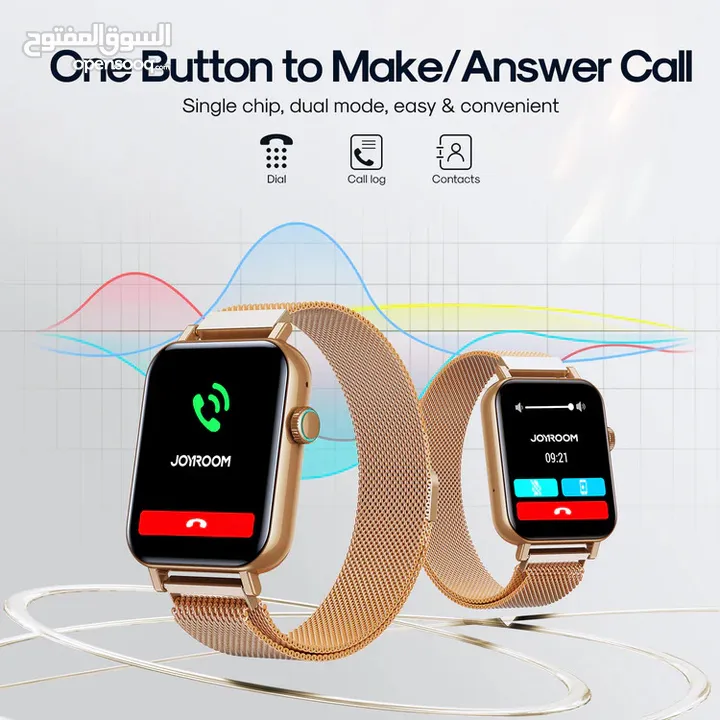 JOYROOM - Fit-Life Series JR-FT5 Smart Watch (AnswerMake Call)-Colors / Rose Gold