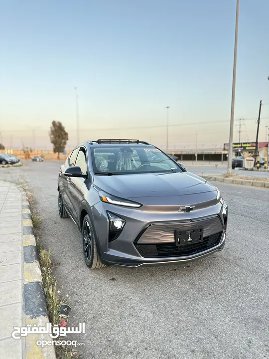 CHEVROLET BOLT EVU 2023 فحص كامل كرت ابيض فل كامل للبيع بسعر مغري.