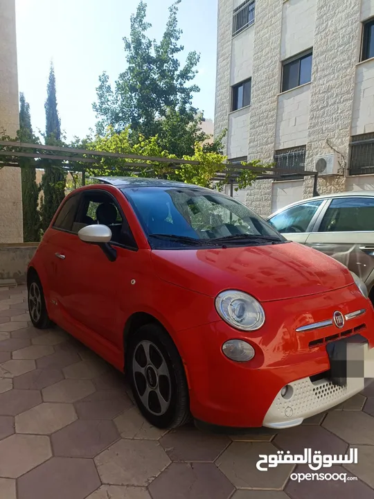 فيات 2015 fiat 500e للبيع بحالة ممتازة فحص كامل