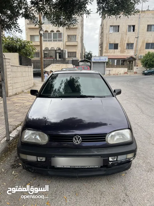 جولف موديل 1993 للبيع لون باذنجاني كامل اضافات