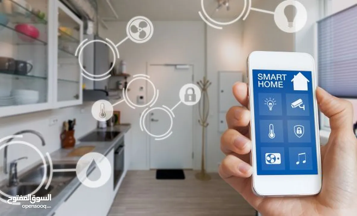 Smart AC automation thermostat available with mobile application