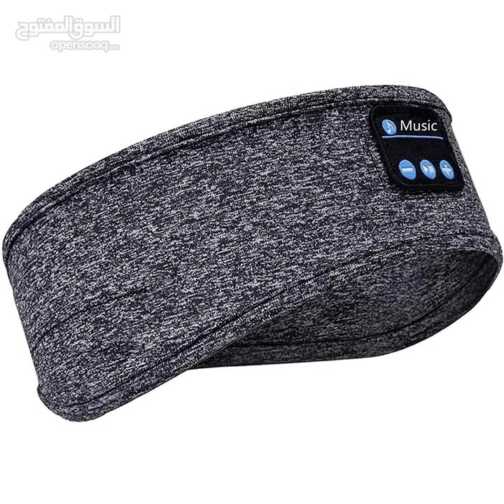 سماعات النوم اللاسلكية (على شكل بندانة)-  - لون سكني Bluetooth Sleep Headphone