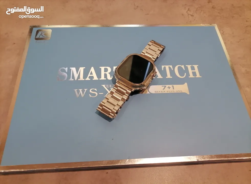 ساعة يد ذكية للبيع ULTRA WS-X9 مستعملة حالة ممتازة بالكرتون وكل الملحقات موجودة