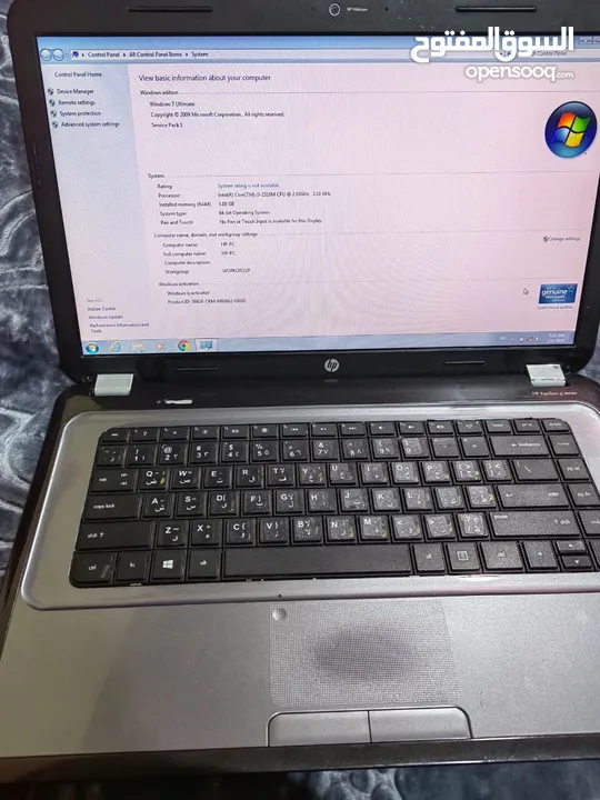لابتوب hp core i3 جيل ثاني
