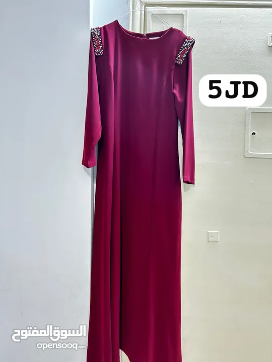 فساتين سهرة شبه جديدة باسعار رمزية جدااا