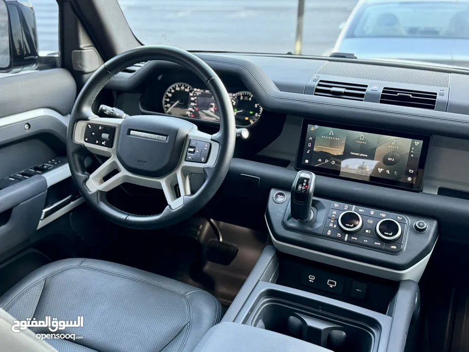 رنج روفر ديفندر 2023 HSE 110 بنزين كامل الأضافات فحص كامل بحالة الوكالة اكسسوارات كاملة Dynamic X