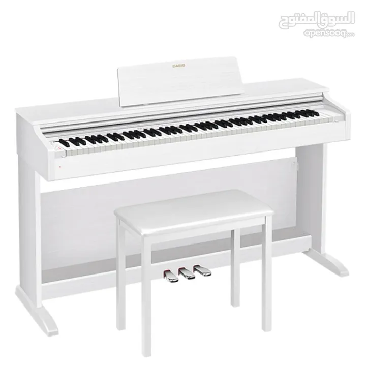 بيانو Casio AP-270BK Digital Piano لون ابيض جديد ضمان 2 سنه من شركه كاسيو