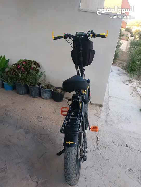 بسم الله موجود بسكليت كهربا عجل عريض جنط مغنيسيوم بسكليت نضيف وحالتو جديده مستعمل مش مهيون بطاريه 48