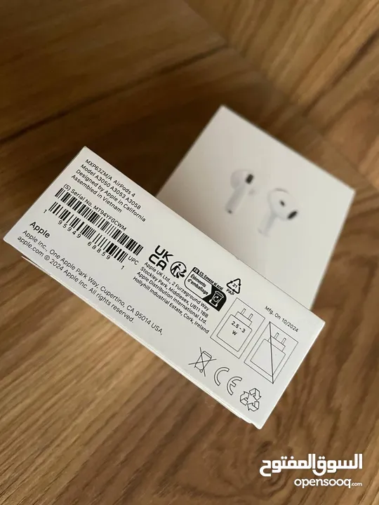 سماعات أبل الجيل الرابع‏ Apple AirPods 4 standard/ANC with 1 year warranty