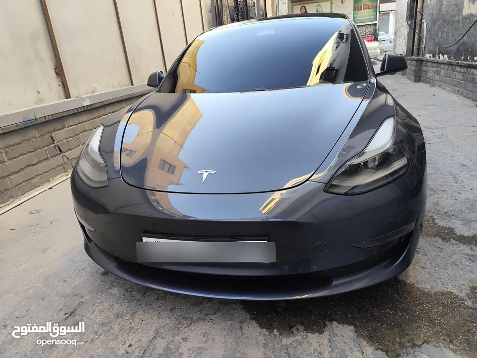 تيسلا 3 موديل 2021 لونج رينج دول موتور جمرك جديد