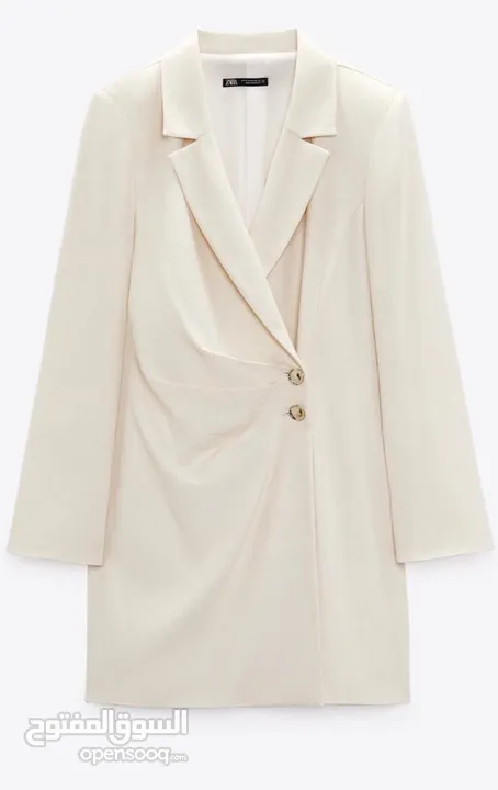 Zara Linen blend Blazer dress