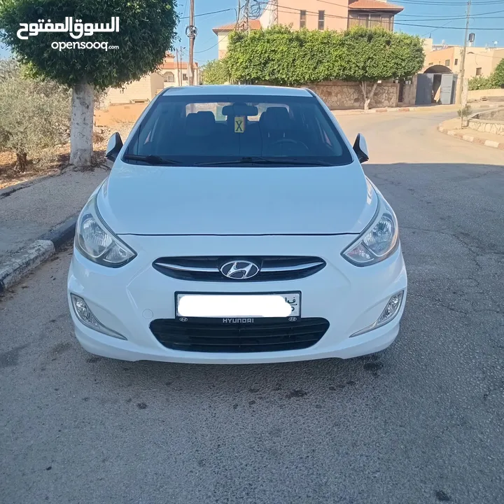 هونداي اكسنت 2016 بنزين أوتوماتيك بصمة دهان شركة