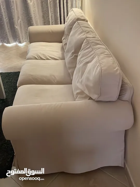 Cream 3 Seater + 2 Seater sofa set