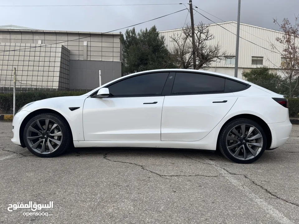 2020 Tesla model 3 Dual Motor Long Range تسلا 2020 دوول موتور لونج رينج فحص كامل كرت ابيض