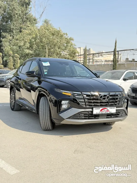 هونداي توسان NLine ترخيص 2022 محرك 1600 هايبرد plug in/يقطع على الشحنه 65 كيلو متر 271 حصان