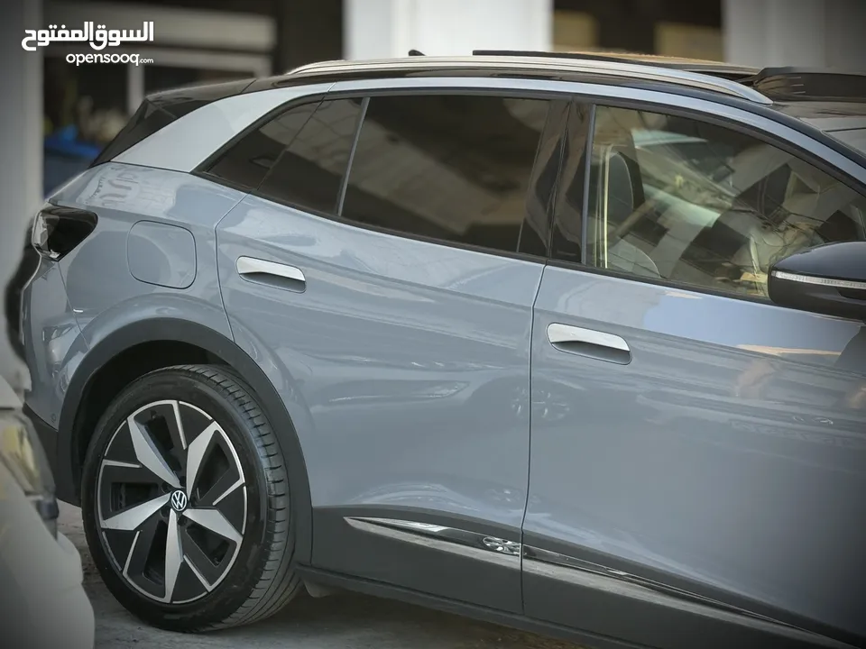 فولكسفاجن ID.4 CROZE PRO 2022 بحالة الزيرو جمرك اليووووم اعلى صنف للبيع وبسعر مغررررييي