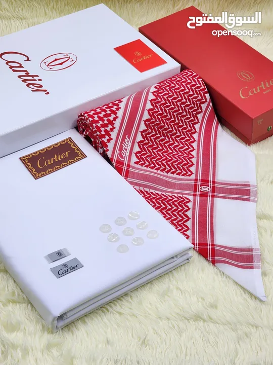 عرض خاص اطقم جديده اصدارات 2025 قماش مع الشماغ كارتير مونت بلانك اقنر جفنشي ملكي خاص مع المرفقات.