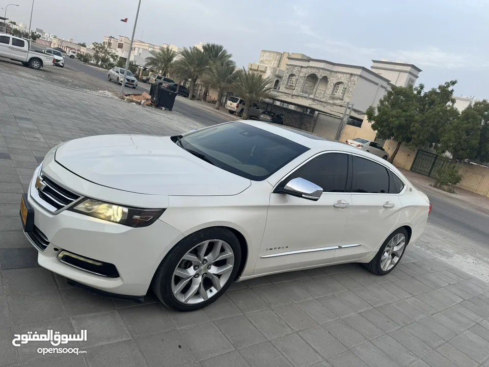 White Chevrolet Impala 2014