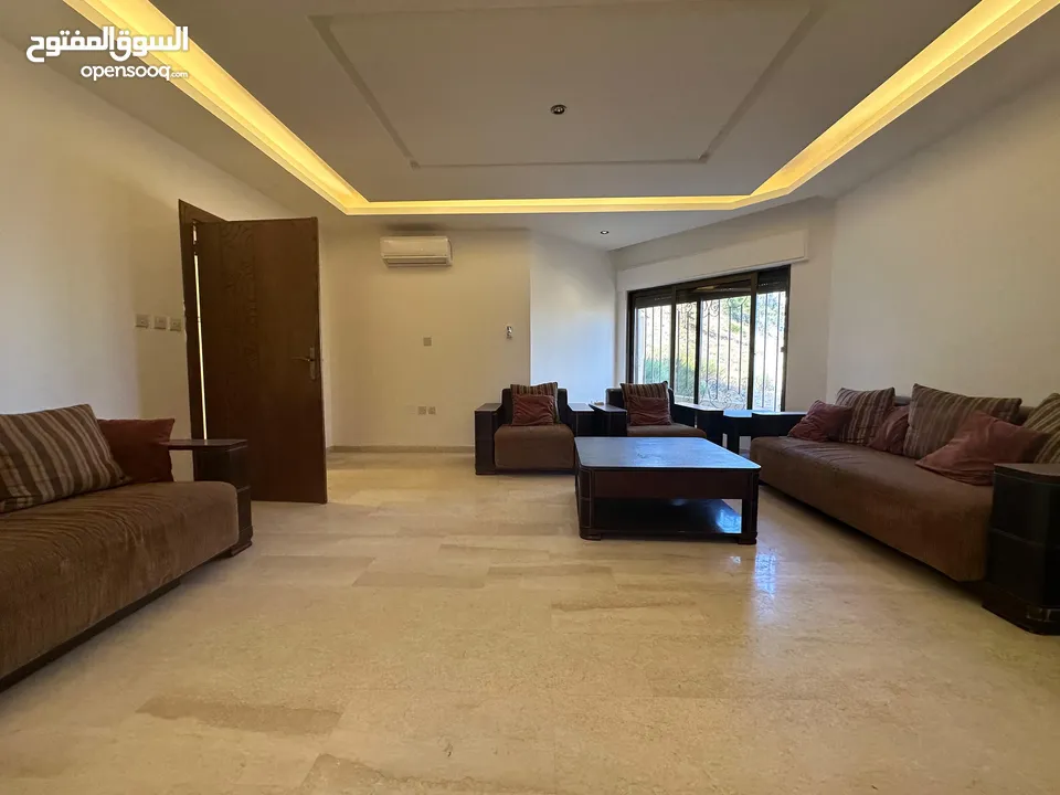 شقة شبه مفروش للايجار في عبدون ( Property 39072 ) سنوي فقط