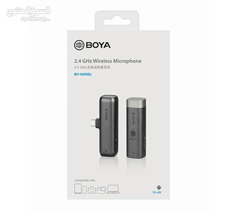 BOYA WIRELESS BY-WM3U مايكرفون ويرلس من بويا 