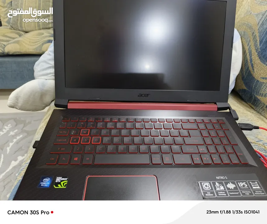 ايسر لابتوب جيمينج مواصفات عالية نوع Acer Nitro 5 AN 515-52 امريكي