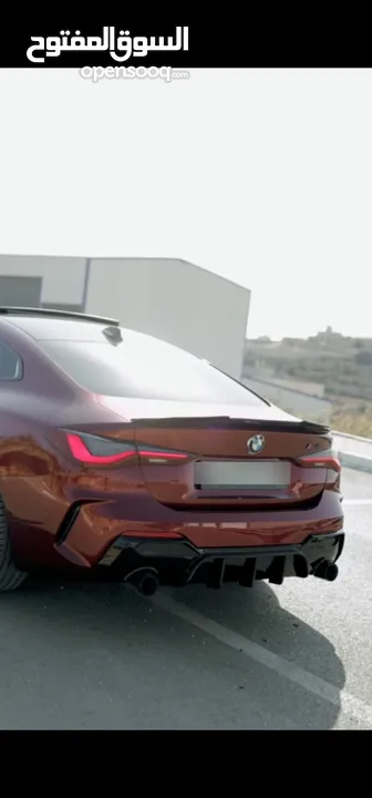 BMW 430 i M PACKAGE   لون الاصلي كحلي ملزق خمري  سعر مغري على الكاش